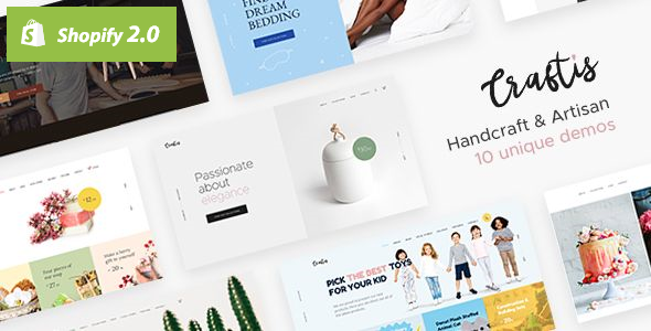 Craftis – 手工艺品和工匠Shopify 2.0创意主题