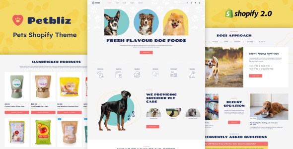 Pet bliz – Shopify 宠物主题
