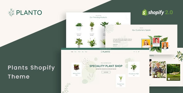 Planto – 园艺店 Shopify 主题