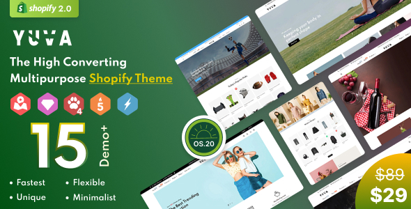 Yuva – 多用途 Shopify 主题 OS 2.0