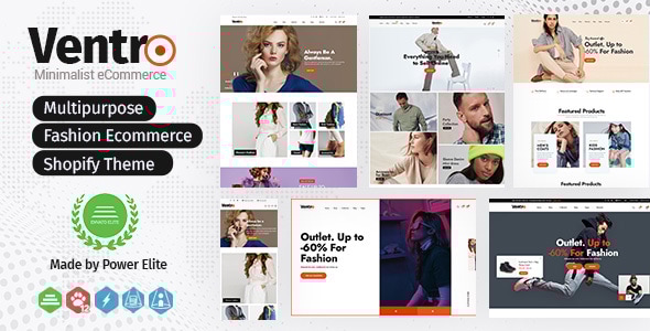 Ventro – 多用途时尚电子商务 Shopify 主题