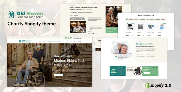 OldHaven – 老年家用医疗设备的 Shopify 商店
