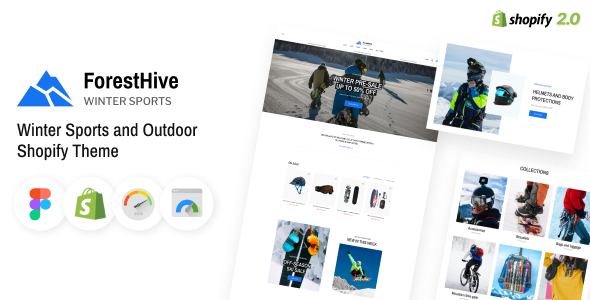 ForestHive – 冬季运动和户外 Shopify 主题