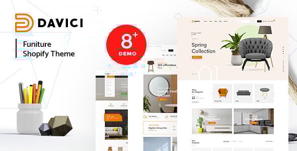 Davici Ultimate Shopify 2 主题 |支持 RTL