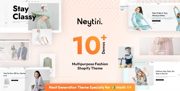 Neytiri – 多用途服装 Shopify 主题