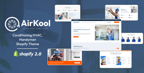 AirKool – 空调和供暖产品Shopify主题