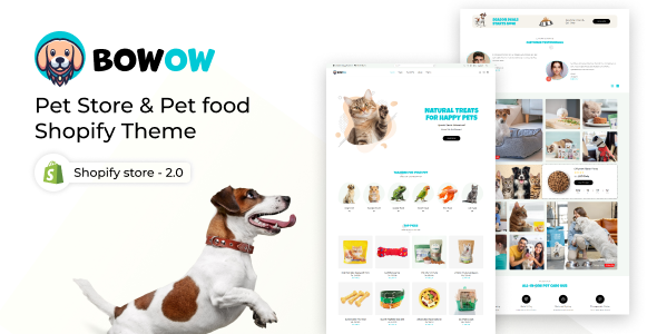 Bowow – 宠物店和宠物护理Shopify主题