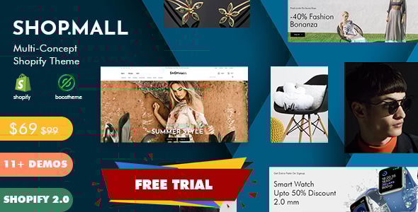 Shopmall – 多合一高级 Shopify 主题