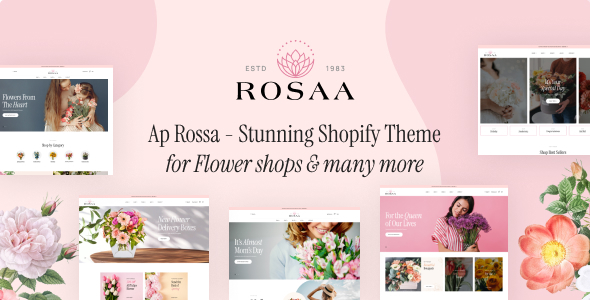 Ap Rosaa – 花店 Shopify 主题