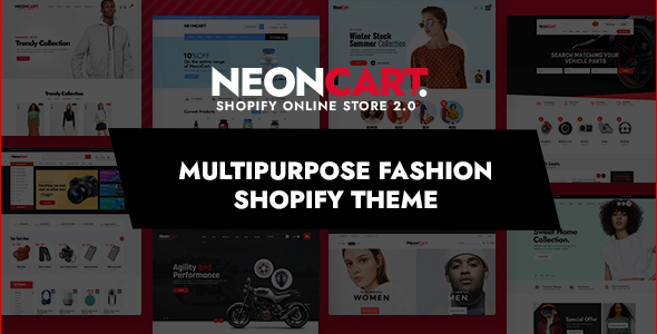 NeonCart – 多用途时尚 Shopify 主题