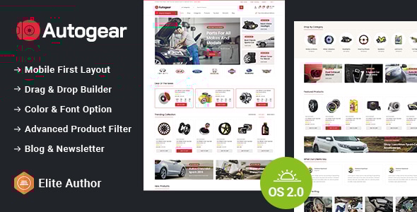 Autogear – 汽车与工具商店Shopify 2.0响应式主题