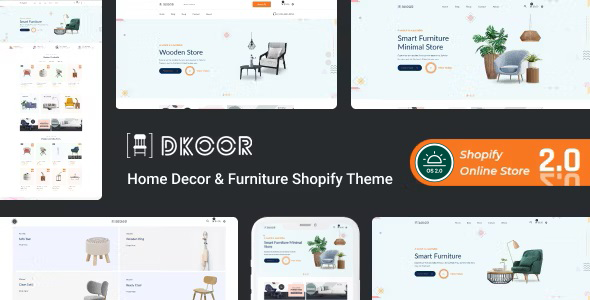Dkoor – 家居装饰与家具Shopify主题