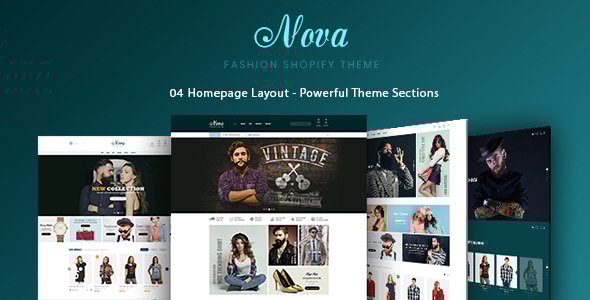 Nova – 时尚、服装和配饰 Shopify 主题