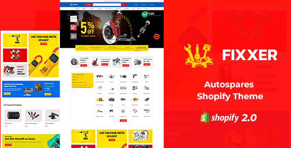 Fixxer – 硬件与工具商店Shopify主题