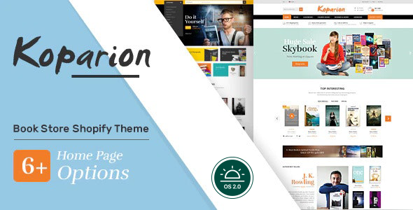 Koparion – 书店 Shopify 主题