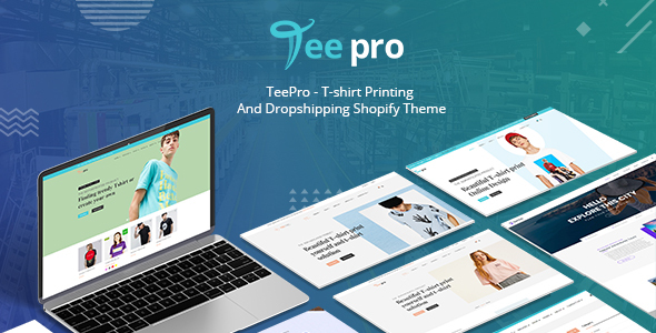 TEEPRO – T 恤在线设计师印刷和直销 Shopify 主题