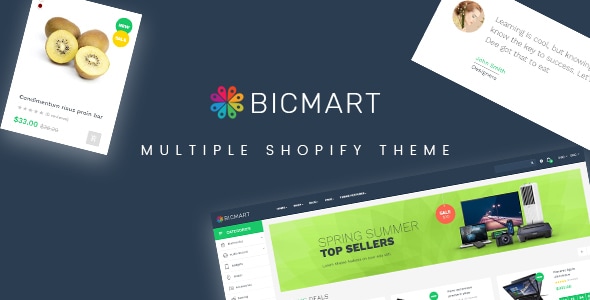 Hitech 的 Ap Bicmart Shopify 主题 |数字化 |美食 |喝