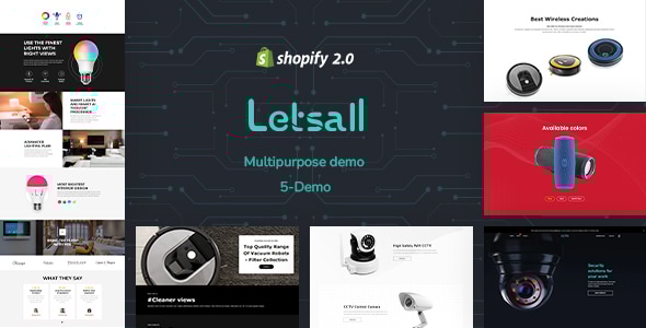 Letsall – 一页商店 Shopify 主题
