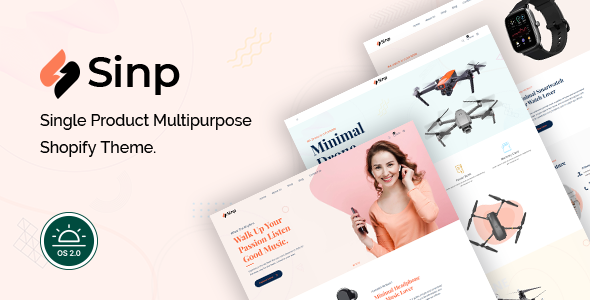 Sinp – 单一产品商店 Shopify 主题
