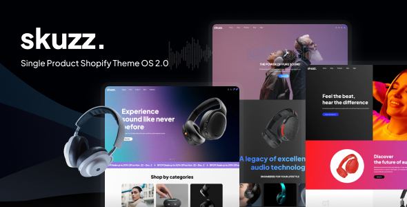 Skuzz – 单一产品 Shopify 主题 OS 2.0