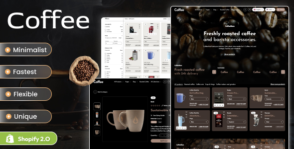 咖啡 – Shopify 2.0 电子商务主题