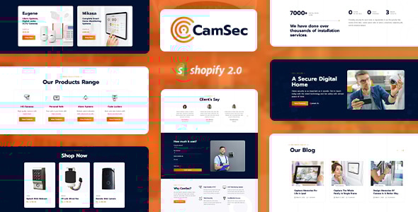 Camsec – 自动化， 闭路电视摄像机 Shopify 商店