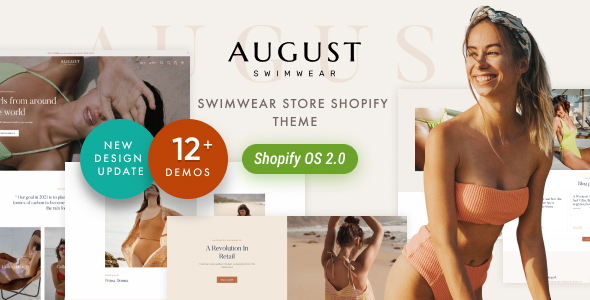 八月 – 多用途 Shopify 主题