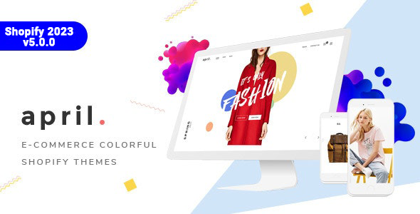 四月 – 创意分段 Shopify 主题包
