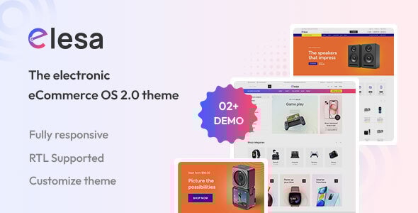 Elesa – 电子产品和电子产品电子商务Shopify 2.0主题