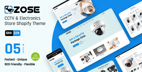 ZOSE – 电子商店 Shopify 2.0 主题
