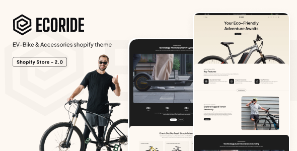 环保骑行 |EV Bike 单一产品 Shopify 主题