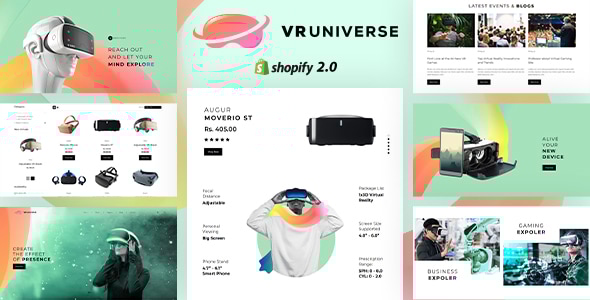VRUniverse – 虚拟现实商店 Shopify 主题