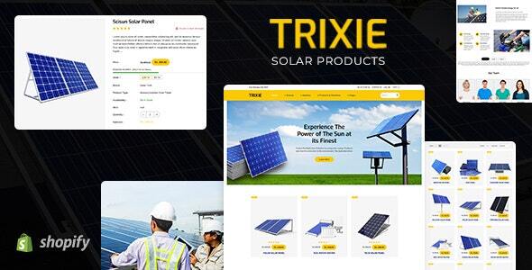 Trixe – 太阳能响应式 Shopify 模板