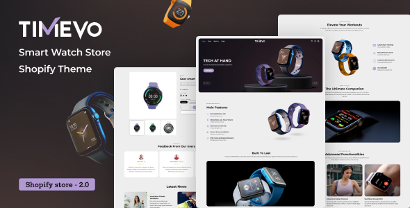 Timevo – 单一产品商店登陆页面 Shopify 主题