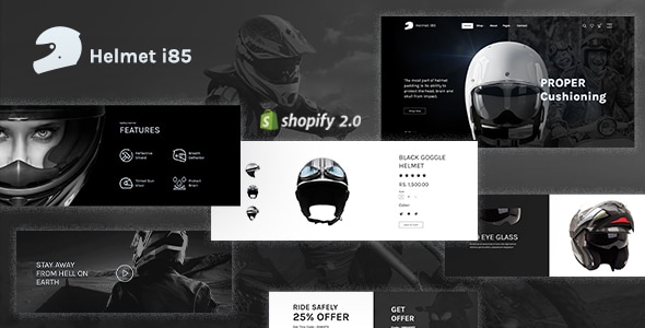 Helmeti – 头盔商店 Shopify 主题