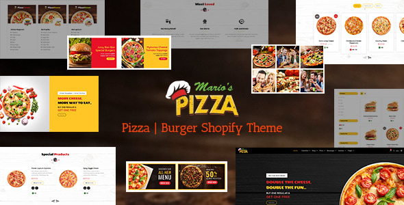 马里奥斯 – 食品店 Shopify 主题