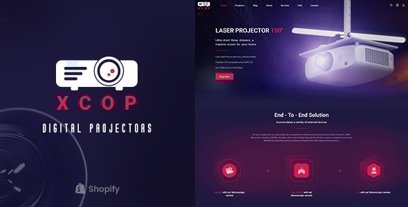 Xcop – 登陆页面 Shopify 主题