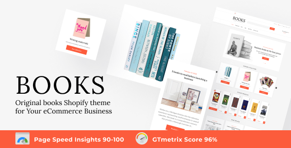 Shopify Books 在线商店模板