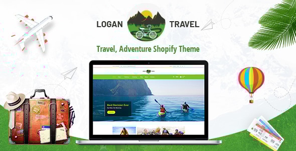 Logan – 冒险、旅游商店 Shopify 主题