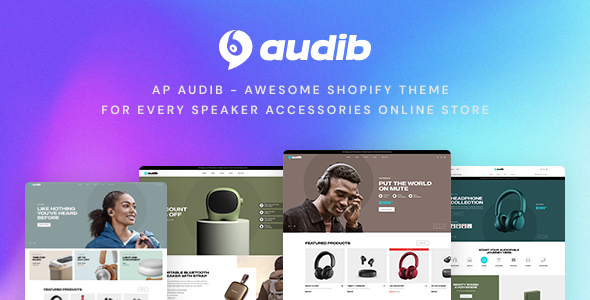 Ap Audib – 扬声器音频齿轮 Shopify 主题