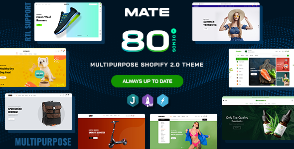 Mate – 多用途 Shopify 2.0 主题