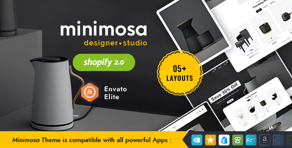 minimosa – 家居艺术装饰与设计工作室 – Shopify多用途主题