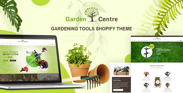 园林植物 |园艺店， 园林绿化服务 Shopify 主题