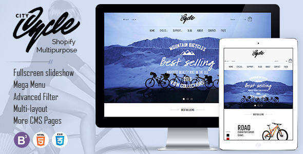 CityCycle – 自行车商店响应式 Shopify 主题