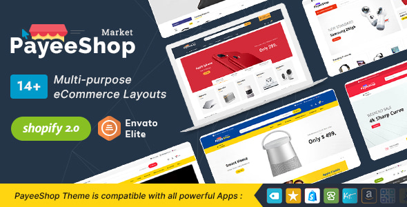 PayeeShop – Shopify电子产品和小工具的多功能主题