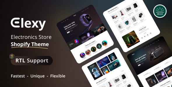 Elexy – 电子商店 Shopify 主题 OS 2.0