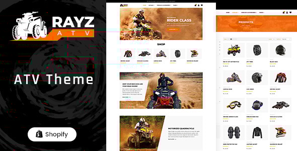 Rayz – 自行车、赛车运动 Shopify 主题