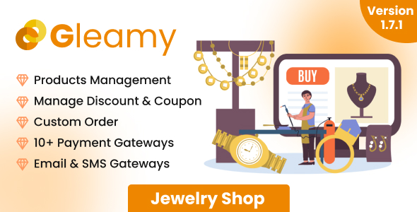 Gleamy – 精致珠宝店