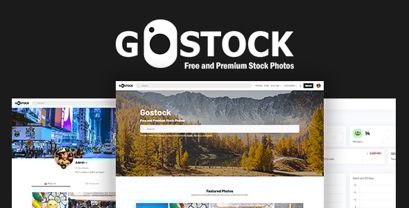 GoStock – 免费和高级 Stock 照片脚本