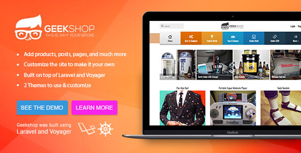 GeekShop – Geeky Cool 产品网站